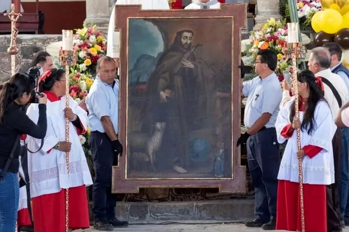 نقاشی مسروقه به کلیسا بازگشت
