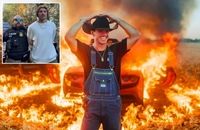 اتهام فرار مالیاتی علیه یوتیوبری که فِراری ۴۰۰,۰۰۰ دلاری خود را برای بازدید گرفتن آتش زد