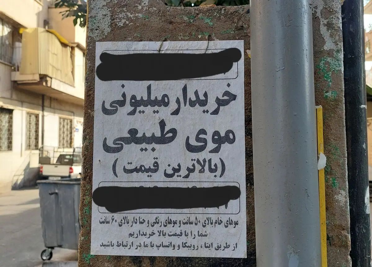 بازار داغ فروش موی زنان در ایران/ ۳۰ میلیون برای ۴ سال تلاش بی‌وقفه