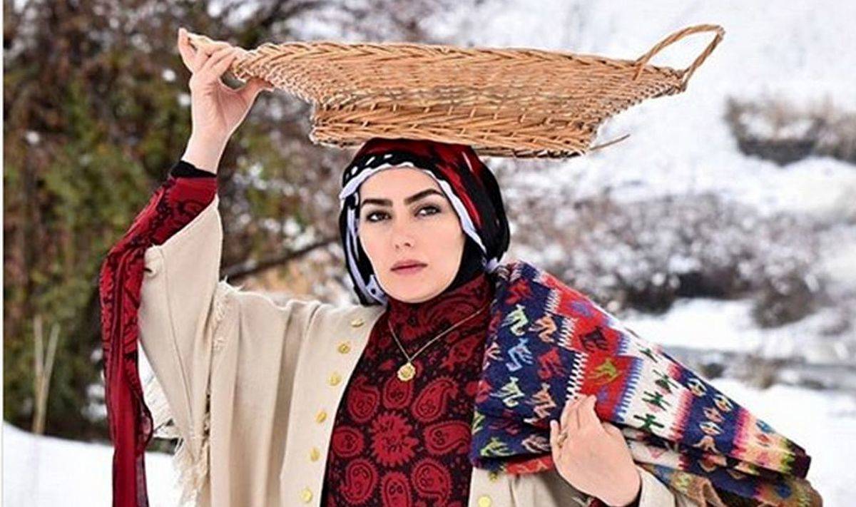 استایل پاییزی و متفاوت روژان سریال نون خ/ عکس
